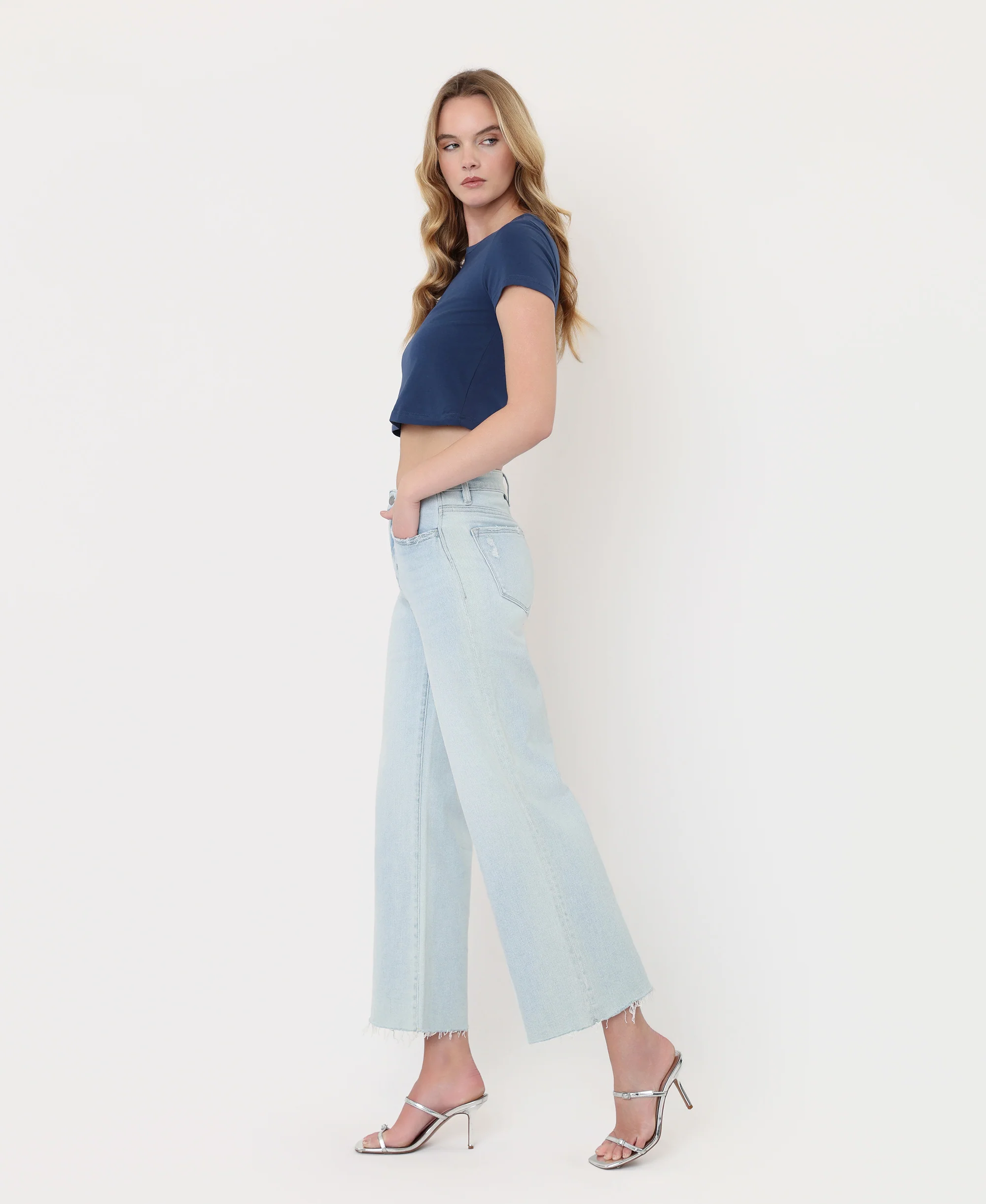 Advantages - High Rise Wide Leg Jeans - Image 3
