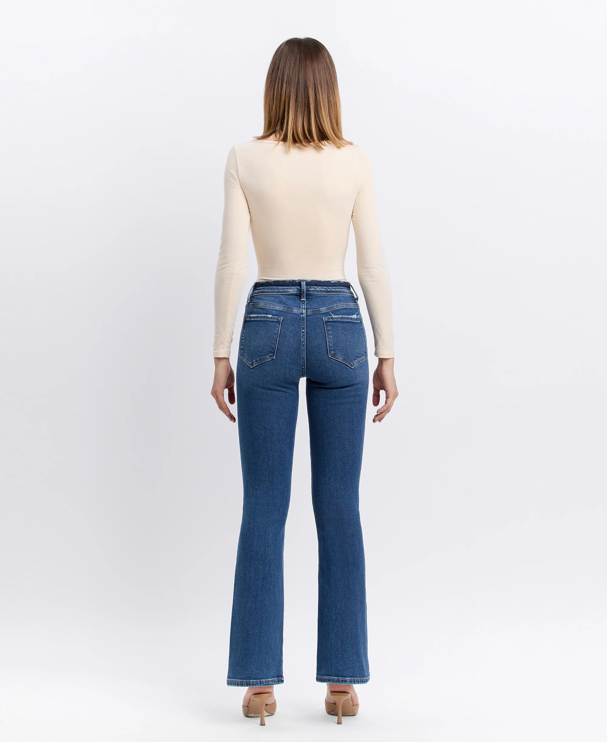 Amethyst - Mid Rise Bootcut Jeans - Image 2