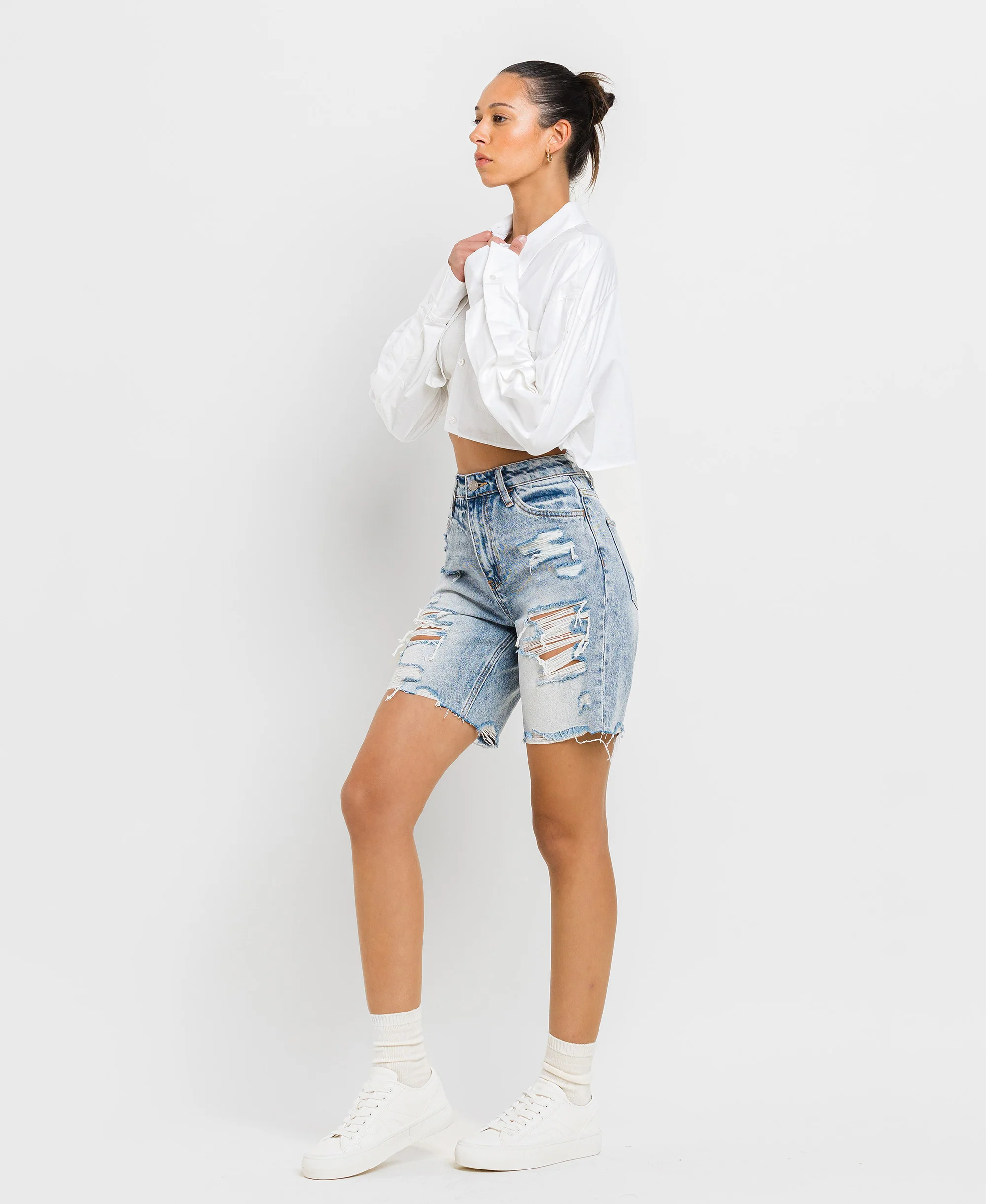 Amici - Super High Rise Bermuda Shorts - Image 3