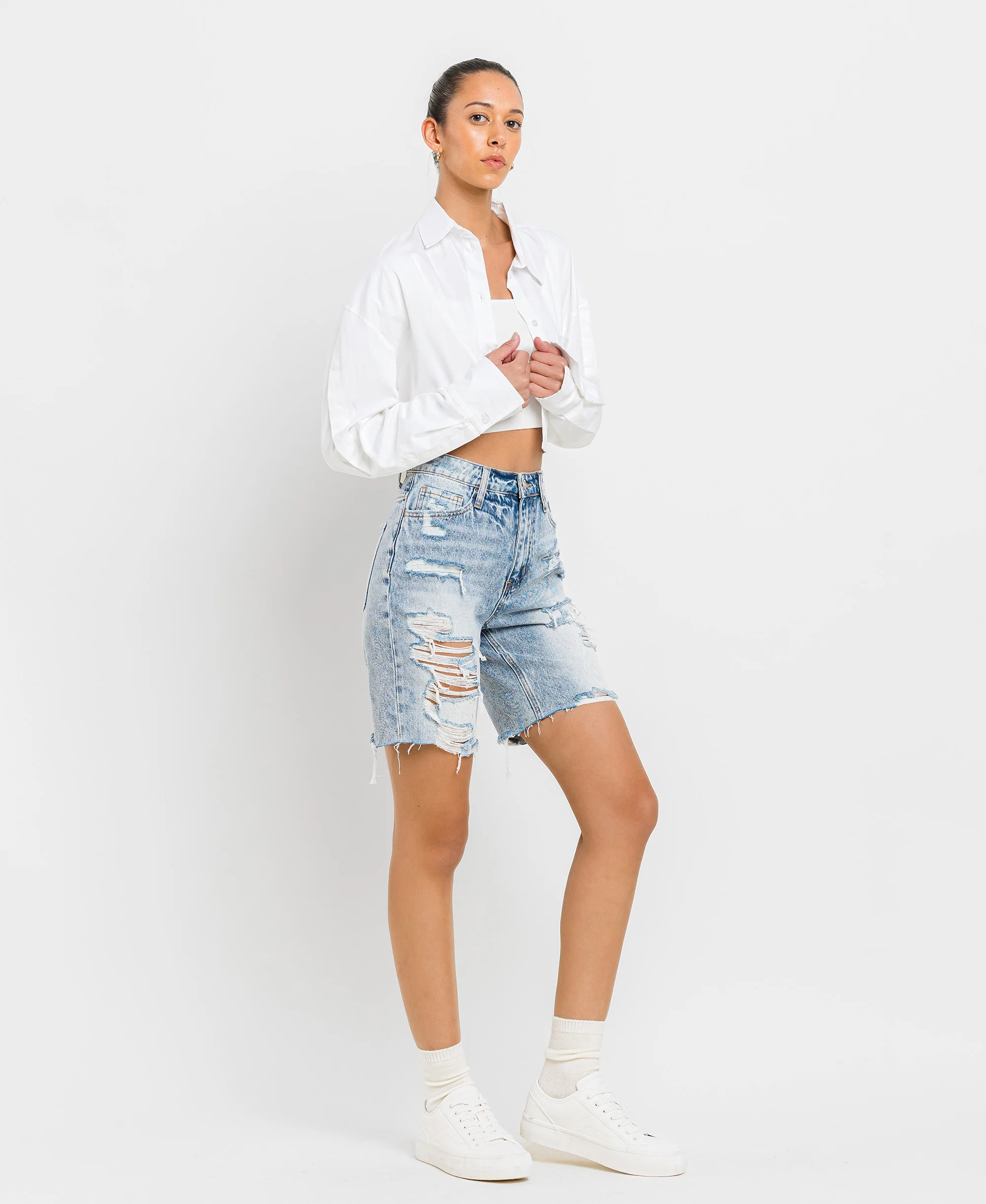 Amici - Super High Rise Bermuda Shorts - Image 4