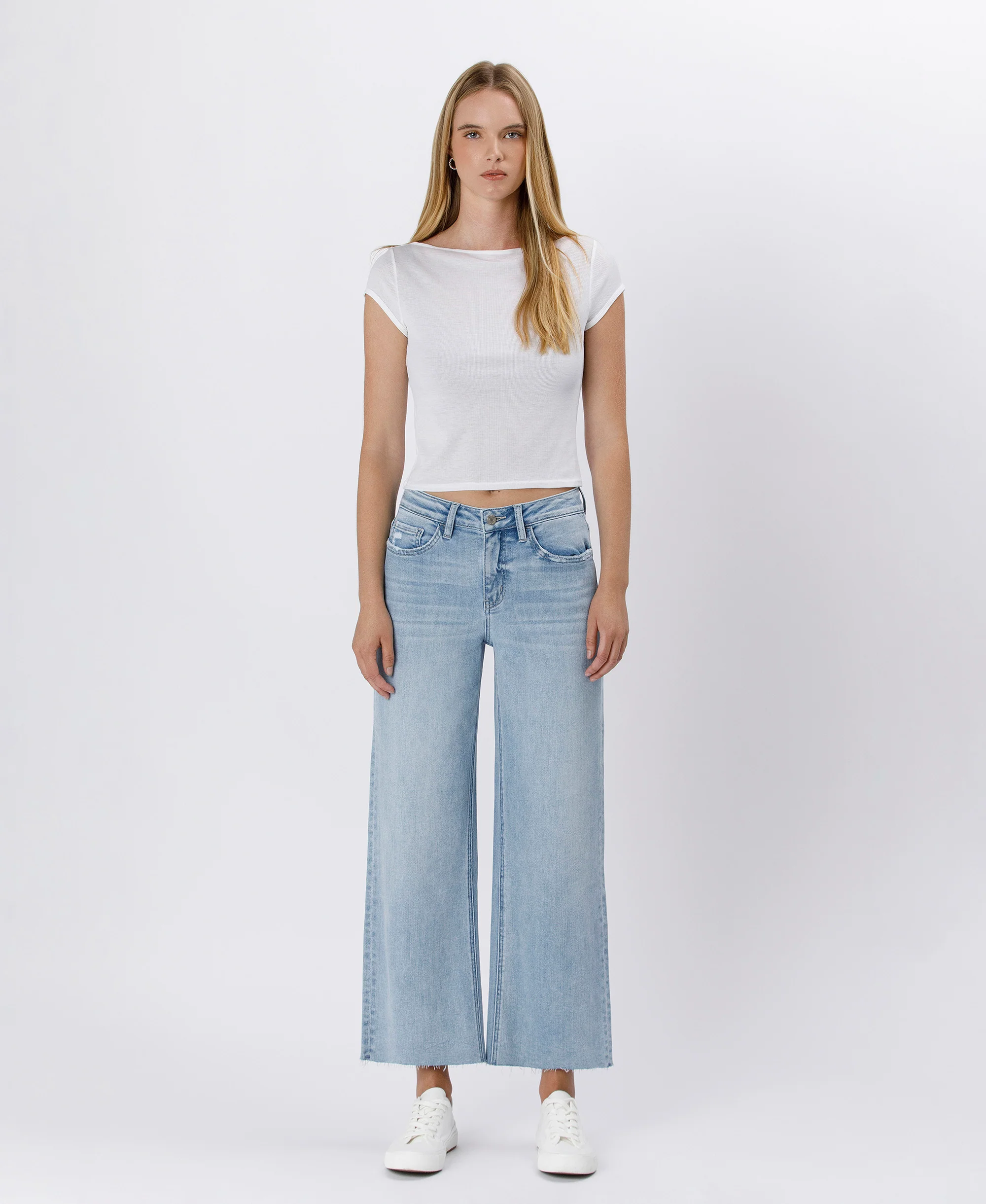 Ben Rinnes - High Rise Wide Leg Jeans