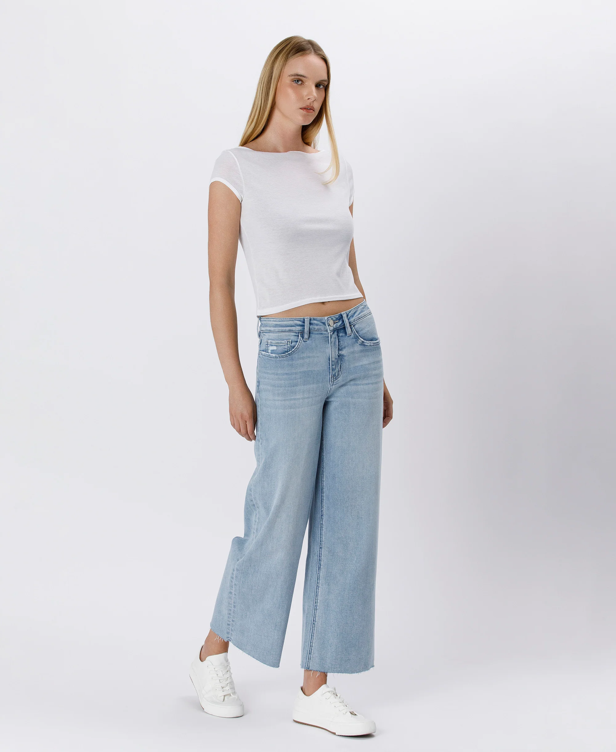 Ben Rinnes - High Rise Wide Leg Jeans - Image 4