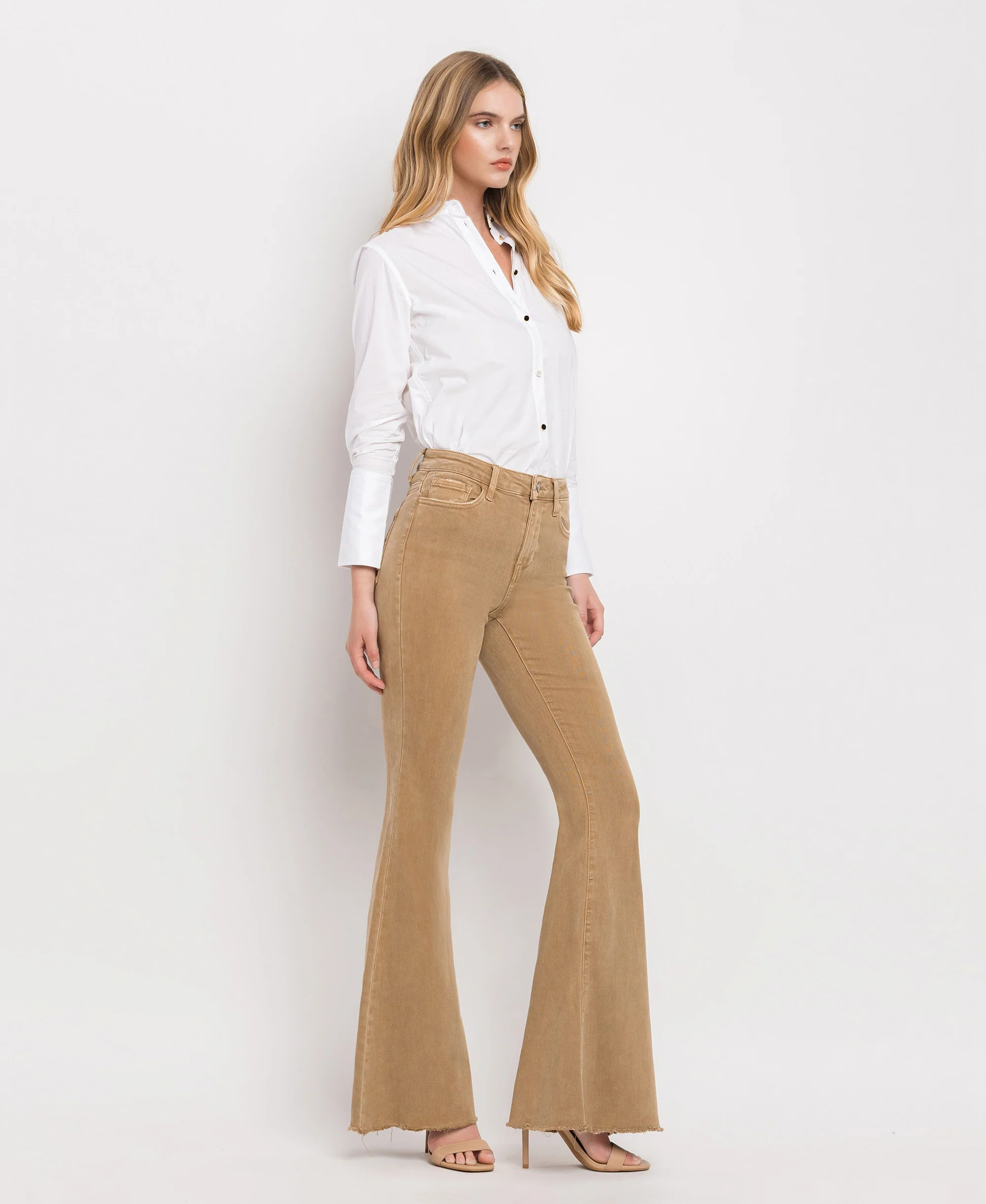 Conquer - High Rise Super Flare Jeans - Image 4
