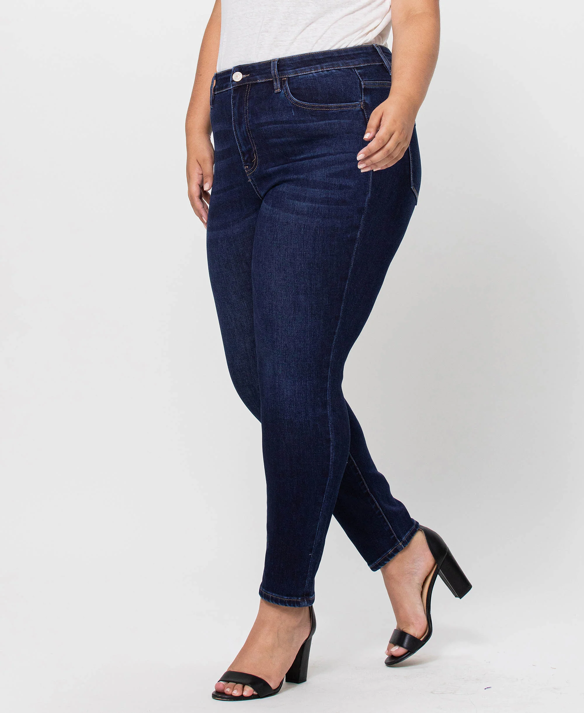 DK Wash- Plus High Rise Ankle Skinny Jeans - Image 3