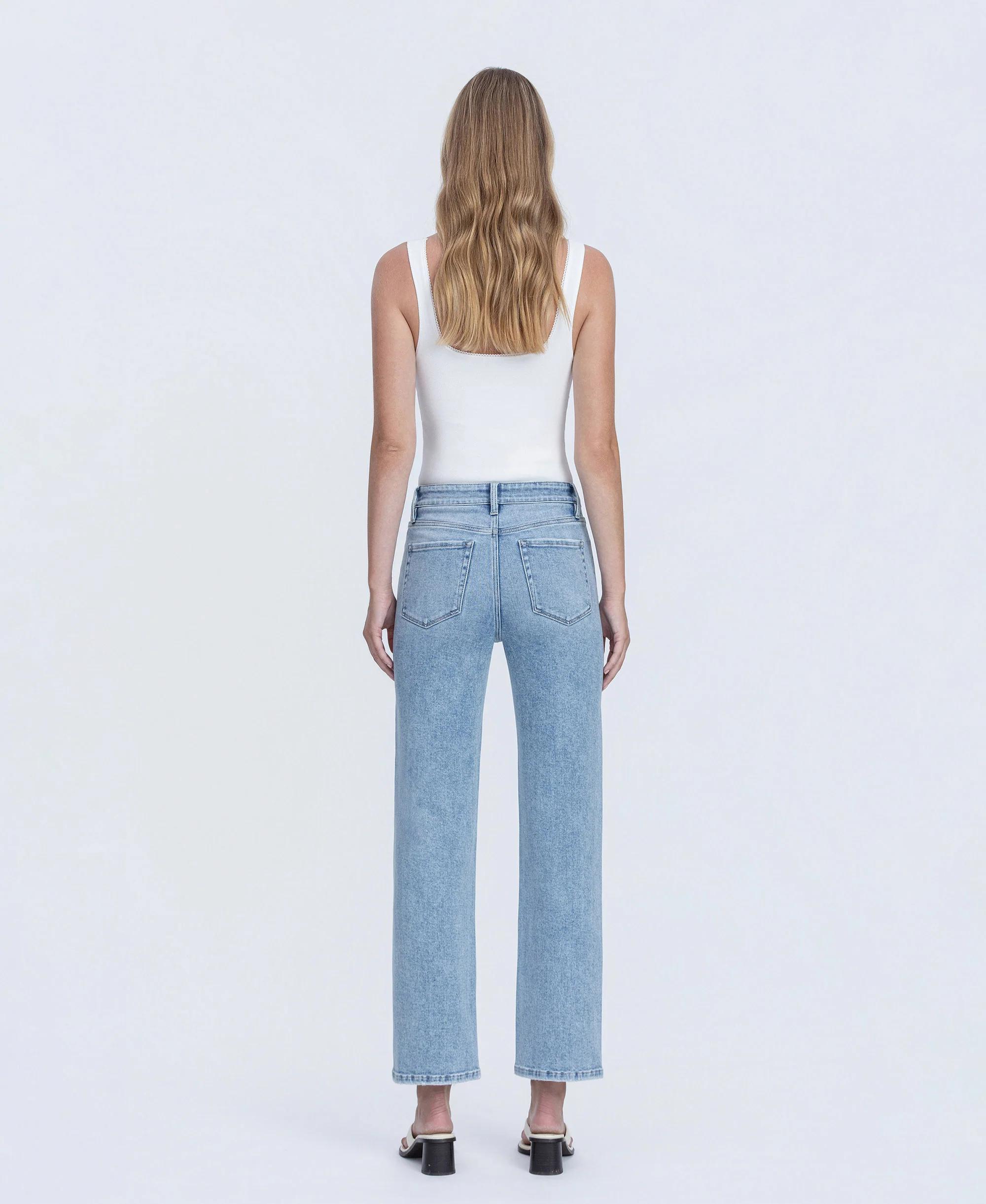 Ethereal - High Rise Ankle Straight Jeans - Image 2