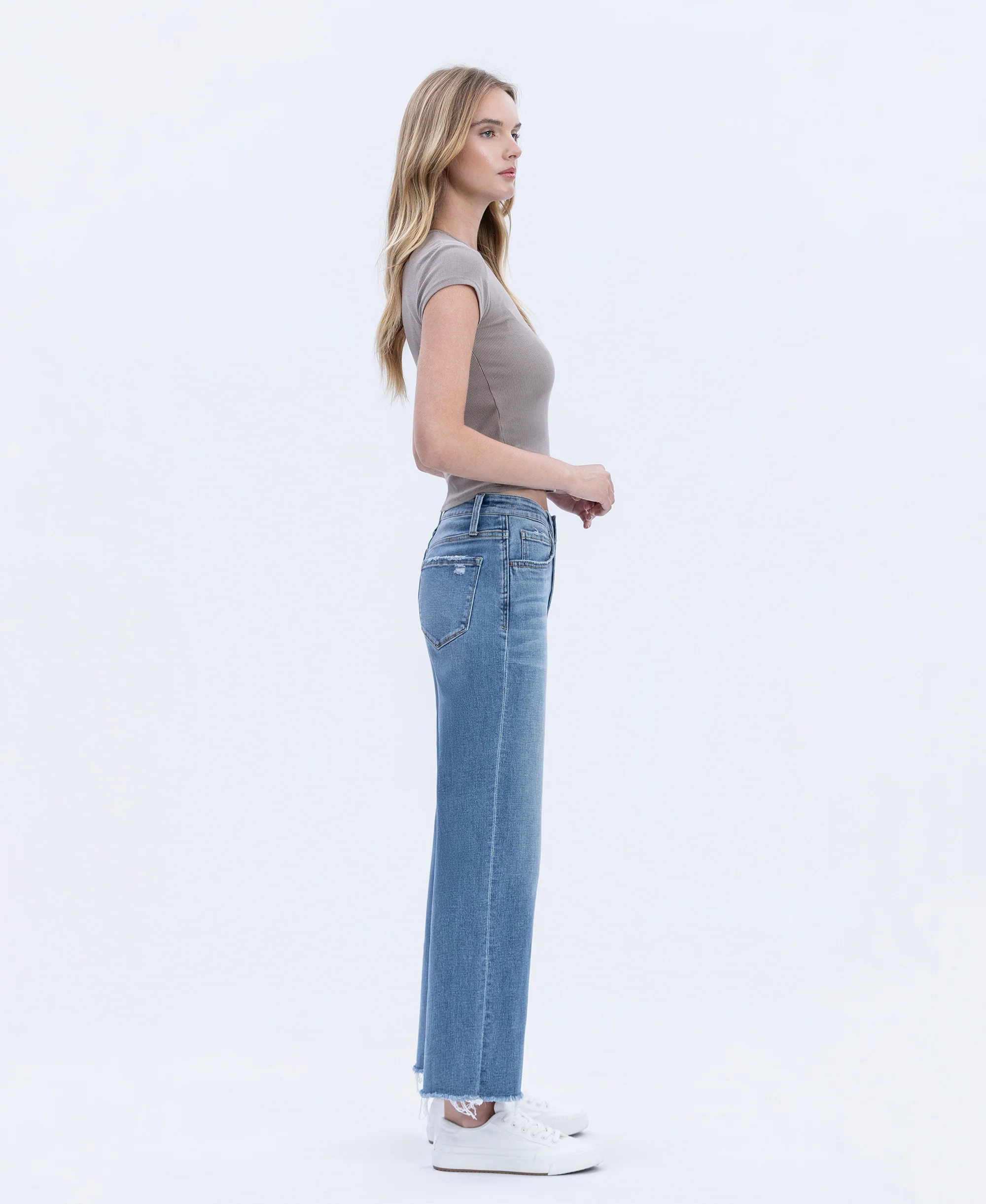 Evening Star - High Rise Ankle Dad Jeans - Image 4
