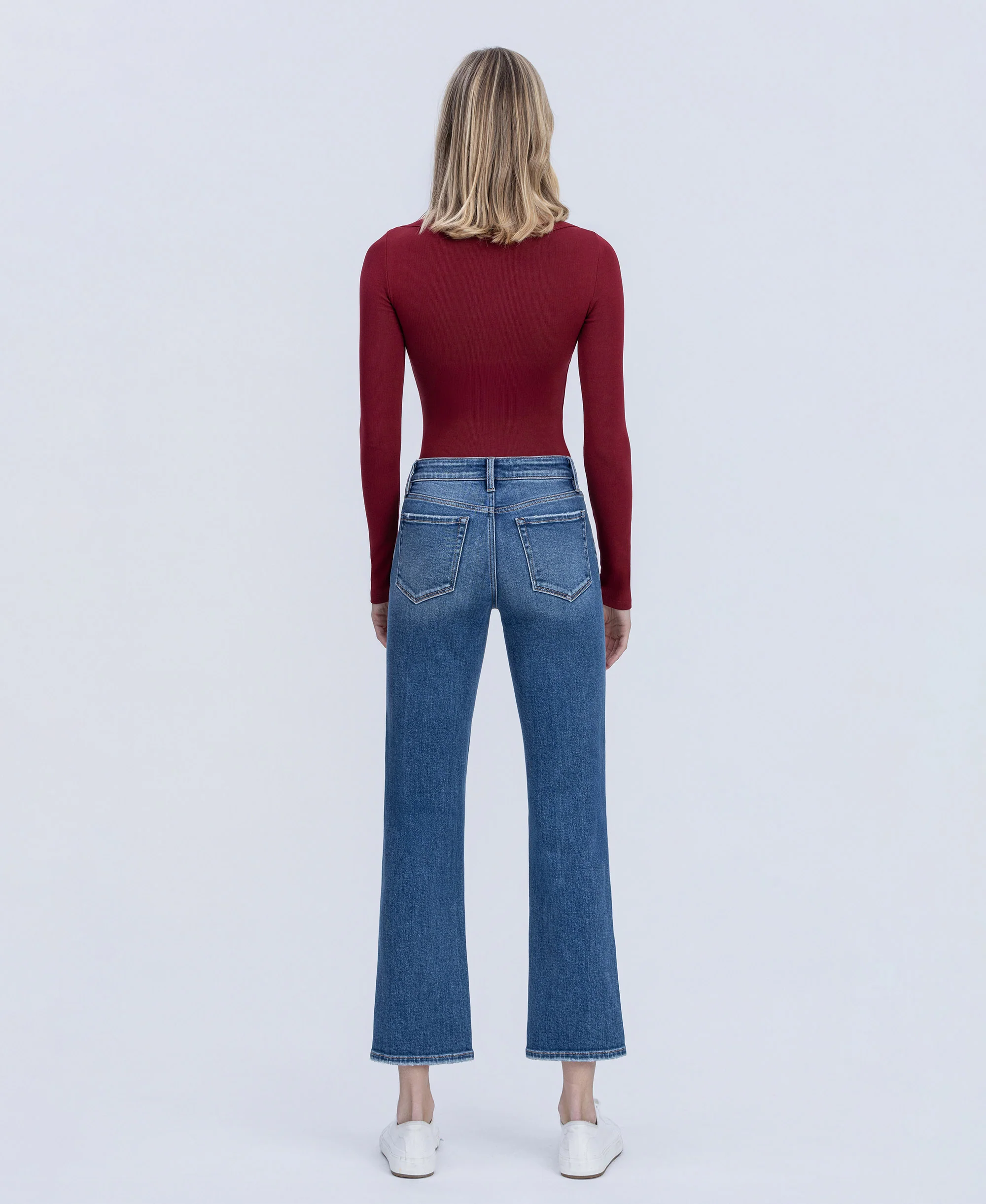 Grandmaster - Mid Rise Ankle Straight Jeans - Image 2