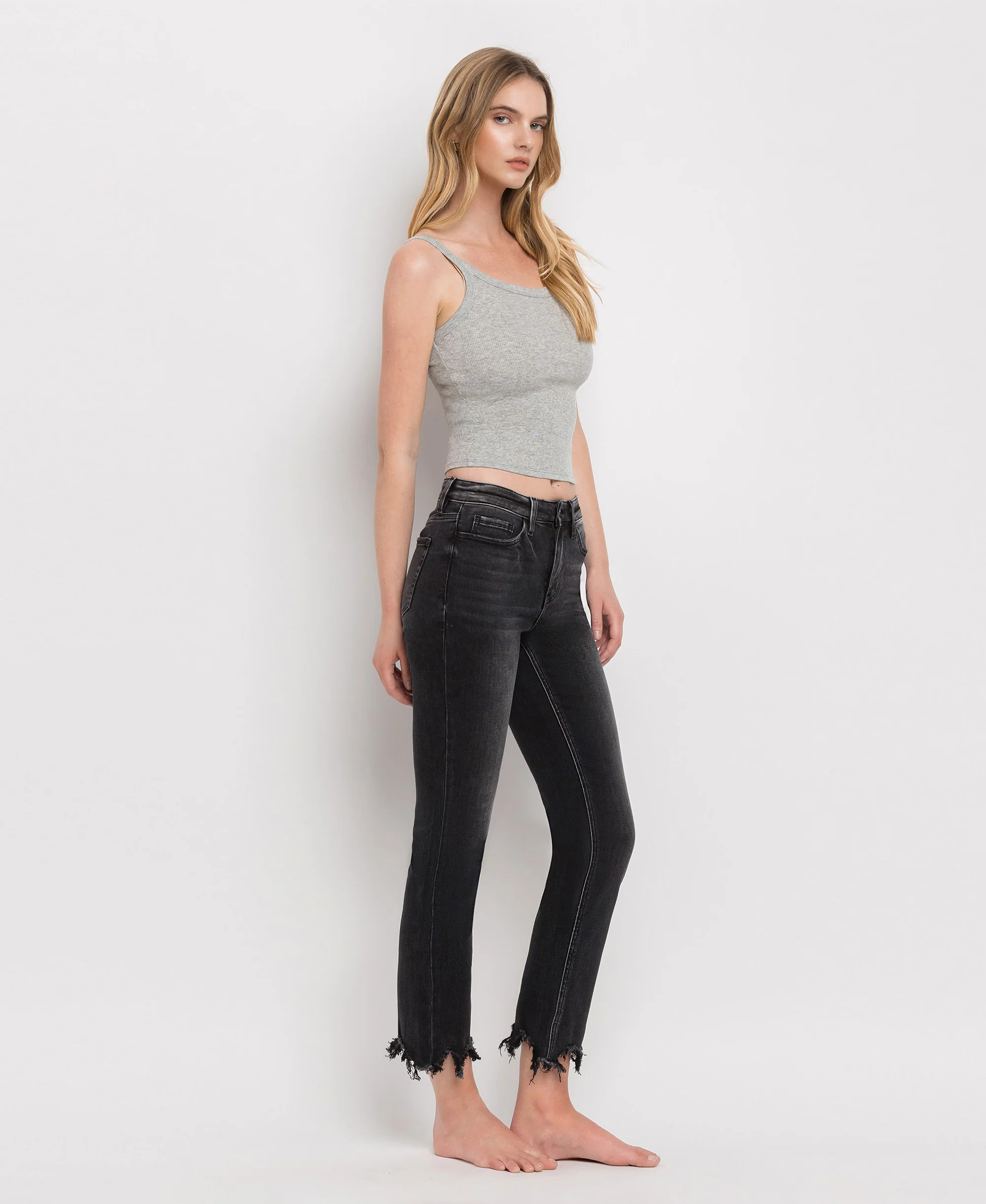 In A Bottle - High Rise Slim Straight Jeans - Image 4
