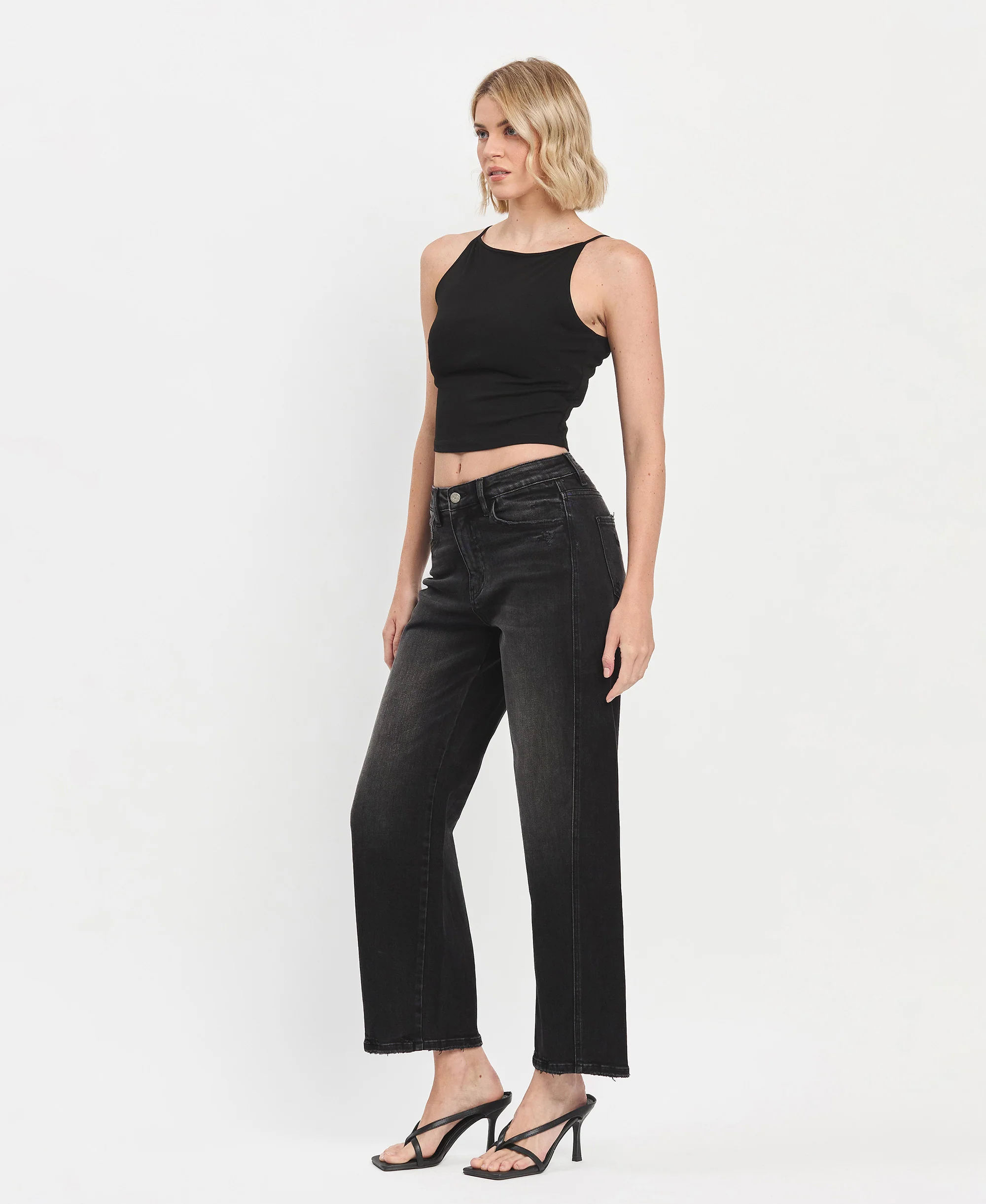 Instant - Super High Rise Panel Barrel Jeans - Image 3