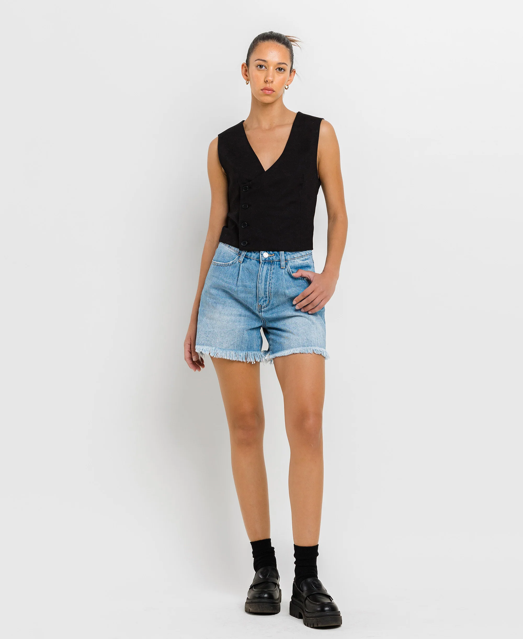 Invigorated - Super High Rise Slouchy Shorts