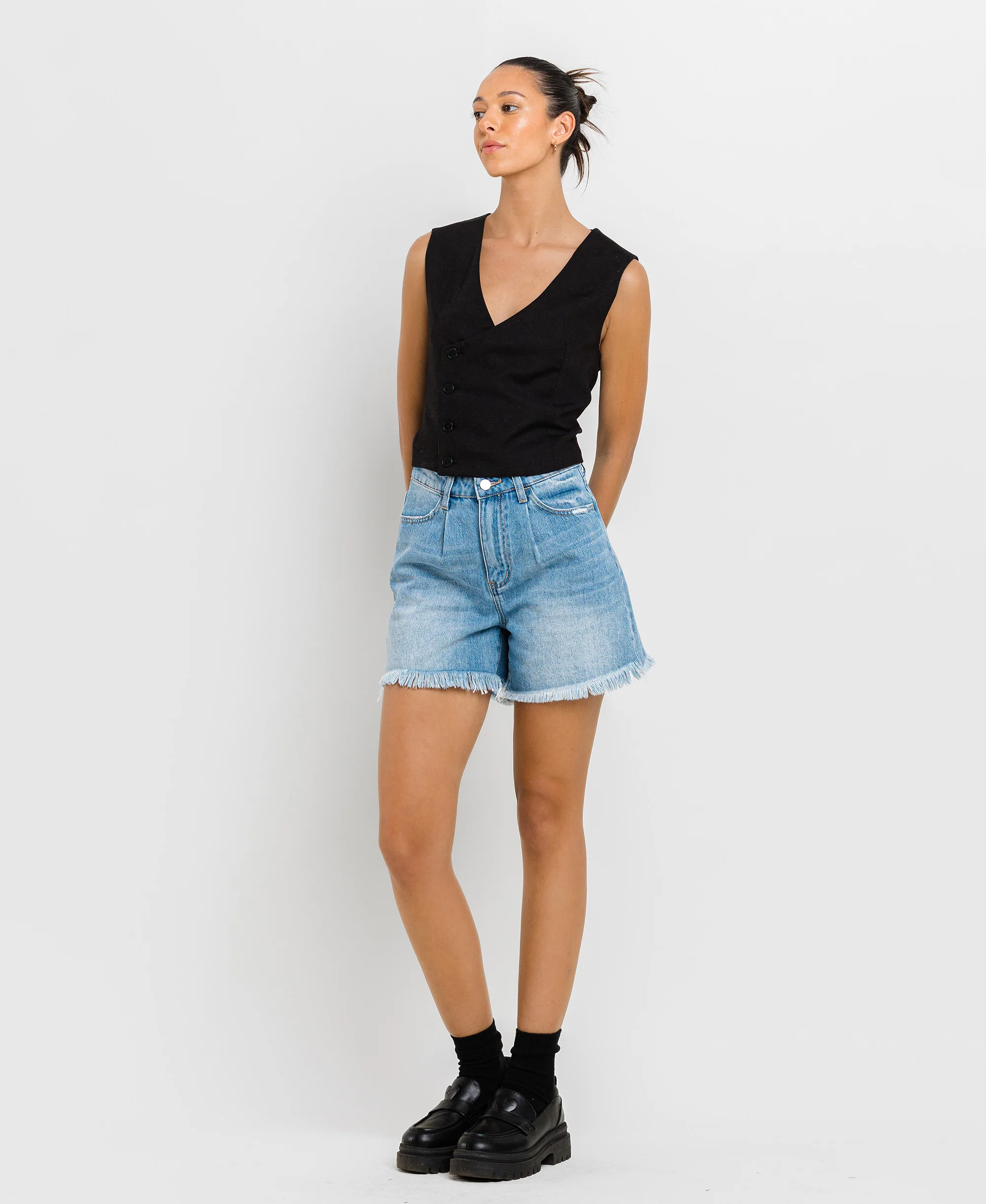 Invigorated - Super High Rise Slouchy Shorts - Image 3