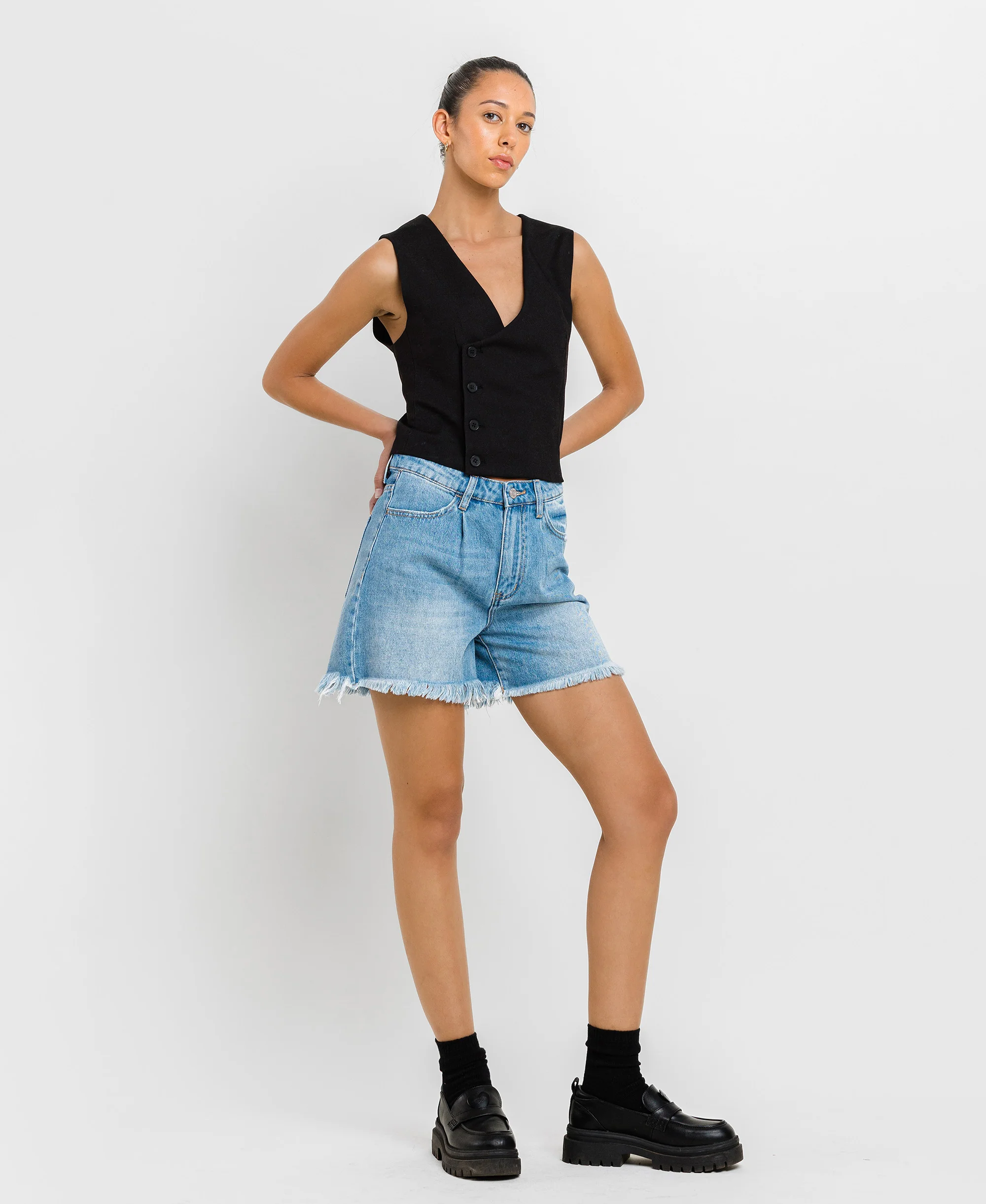 Invigorated - Super High Rise Slouchy Shorts - Image 4