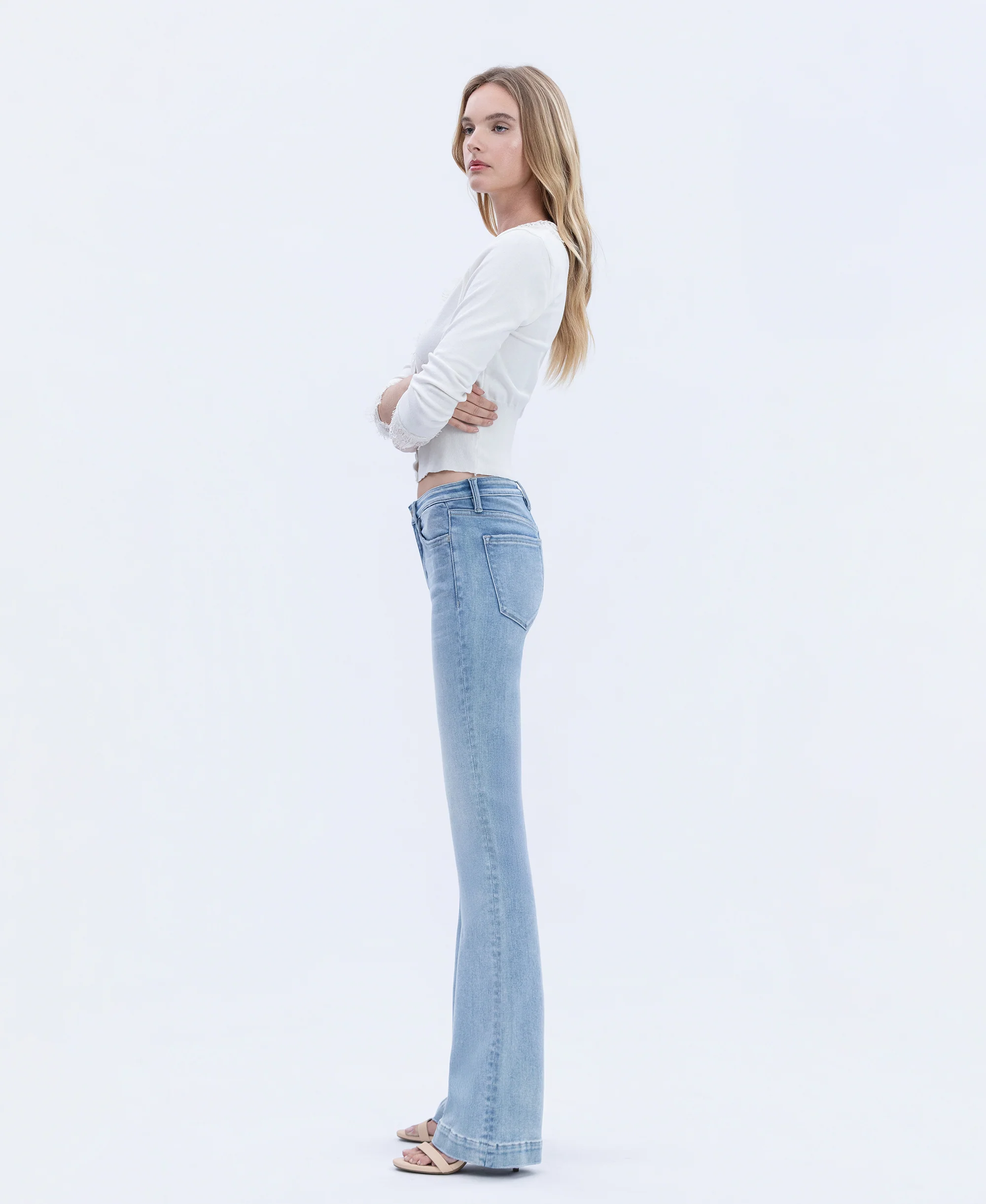 Legendary - Mid Rise Trouser Hem Bootcut Jeans - Image 3