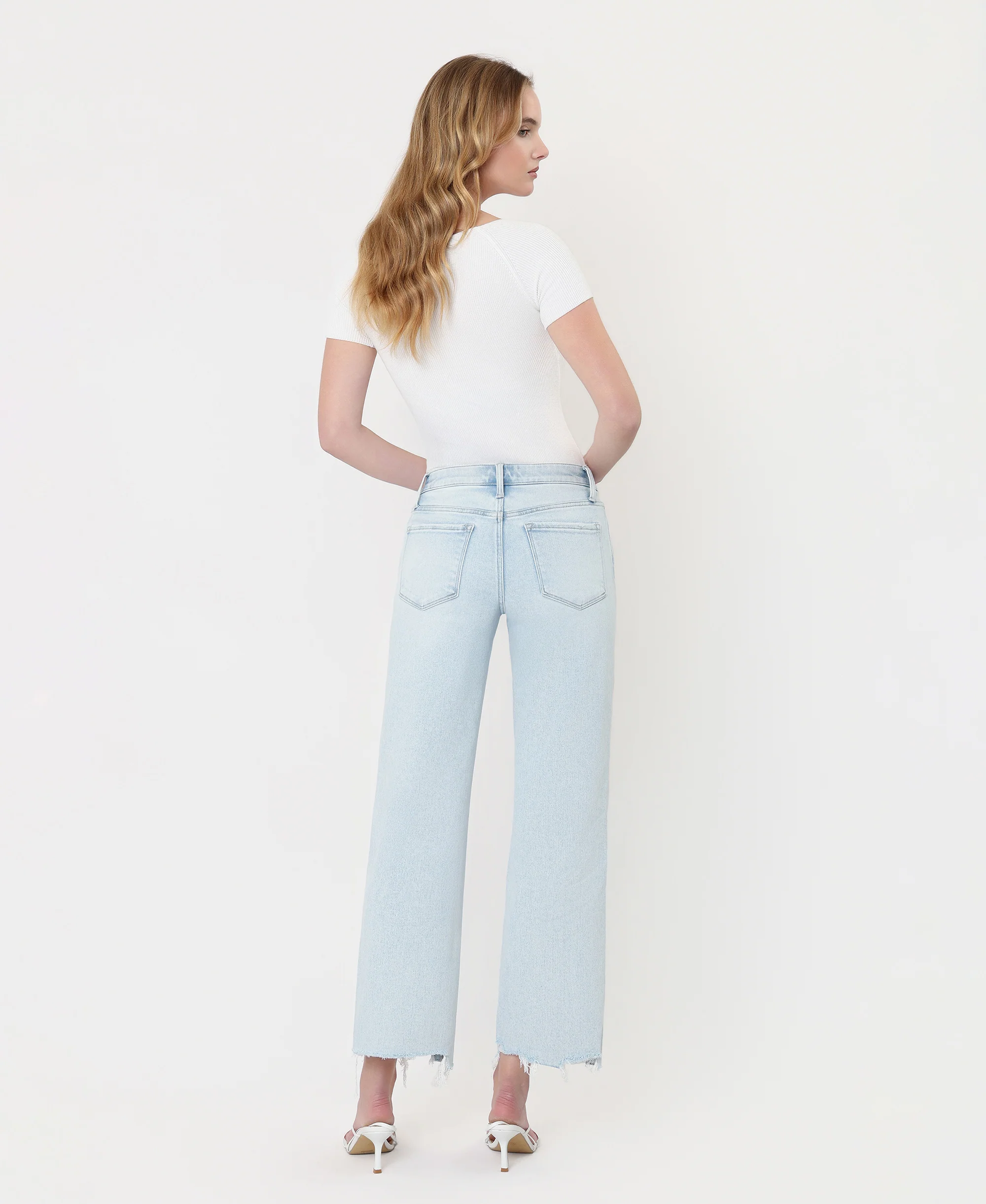 Meritorious - High Rise Slim Wide Leg Jeans - Image 2