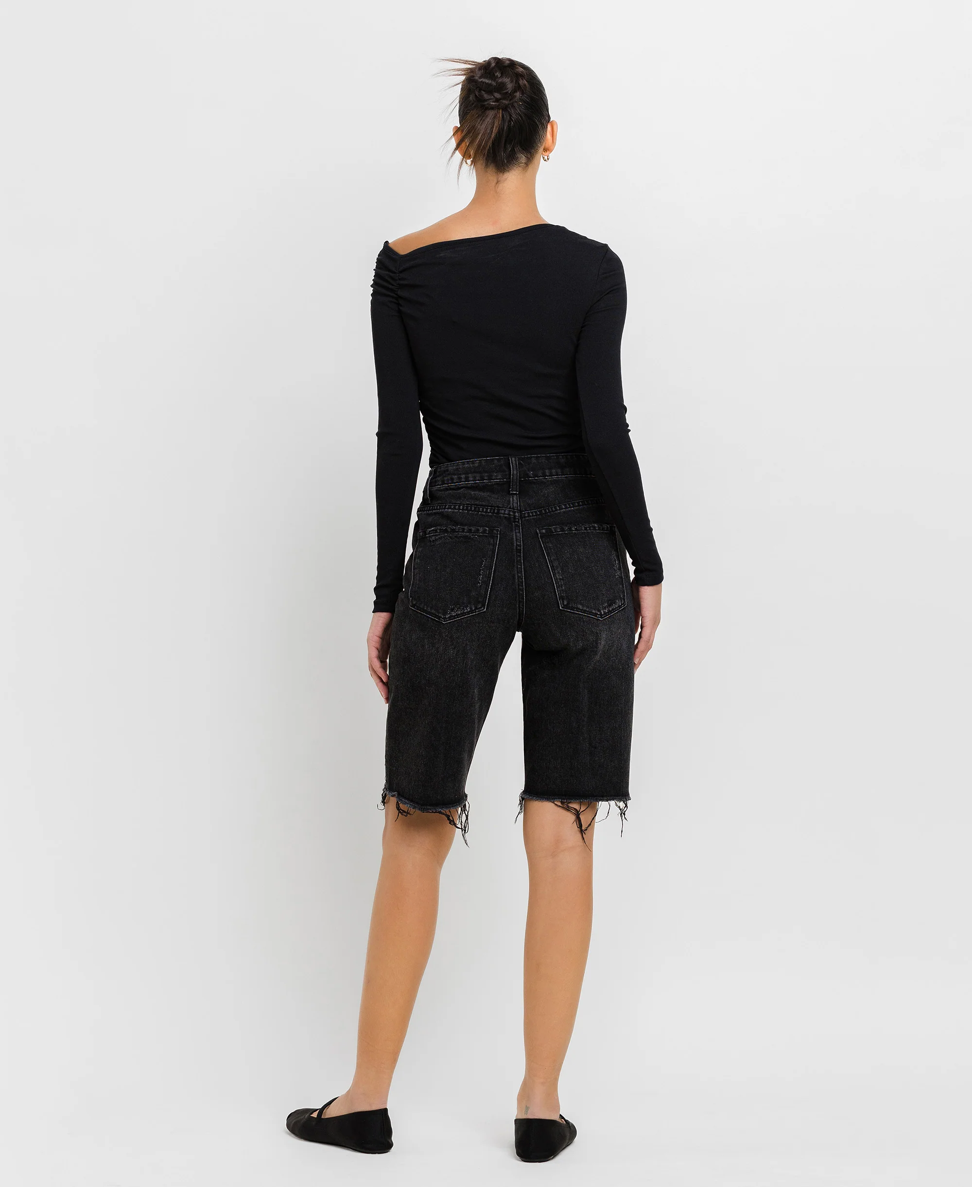 Meritorious - Super High Rise Relaxed Bermuda Shorts - Image 2