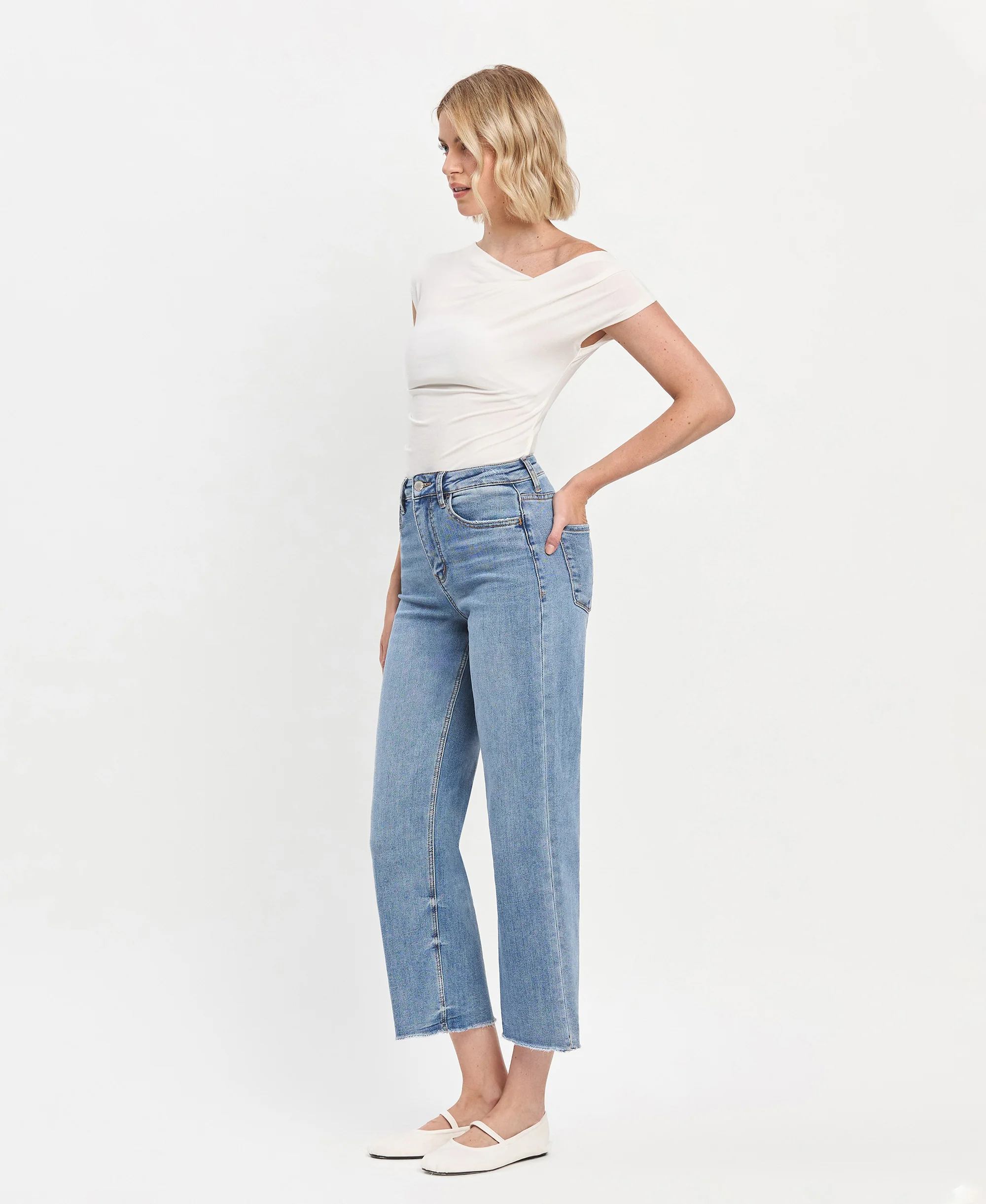 Mischief - Super High Rise Wide Leg Jeans - Image 3