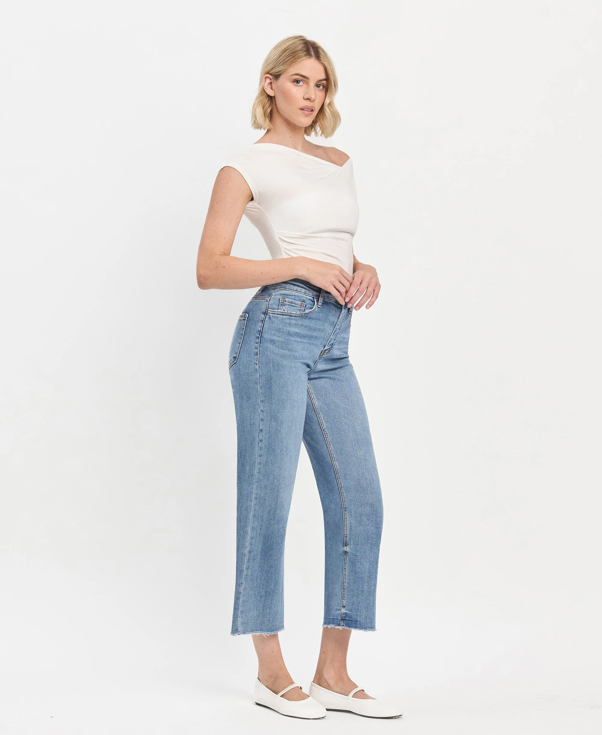 Mischief - Super High Rise Wide Leg Jeans - Image 4