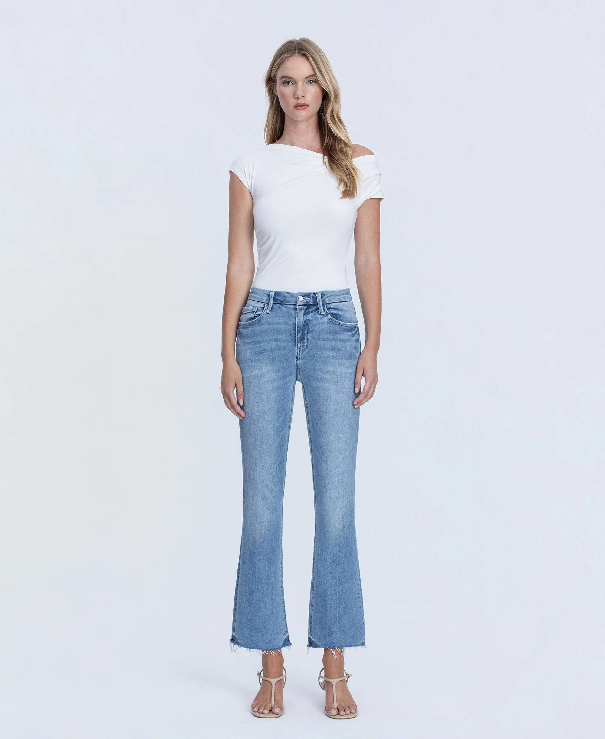 Pleasantly - High Rise Kick Flare Jeans