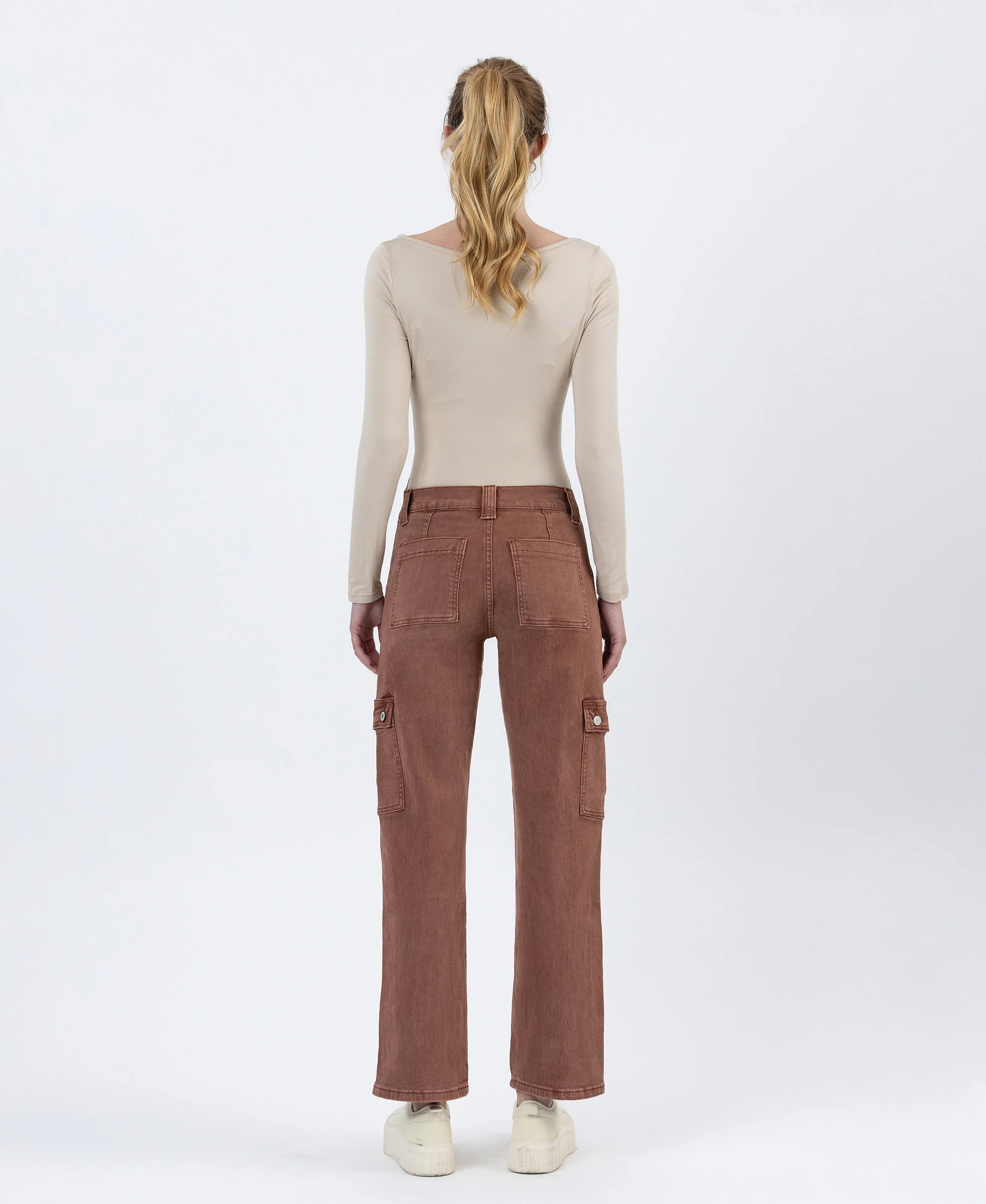 Red Brick - High Rise Ankle Straight Jeans - Image 5