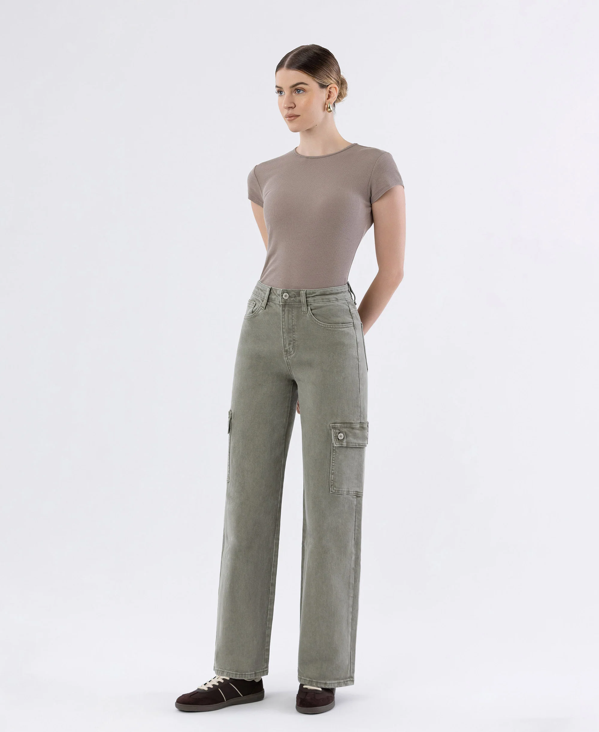 Vetiver - 90's Super High Rise Loose Cargo Jeans - Image 3