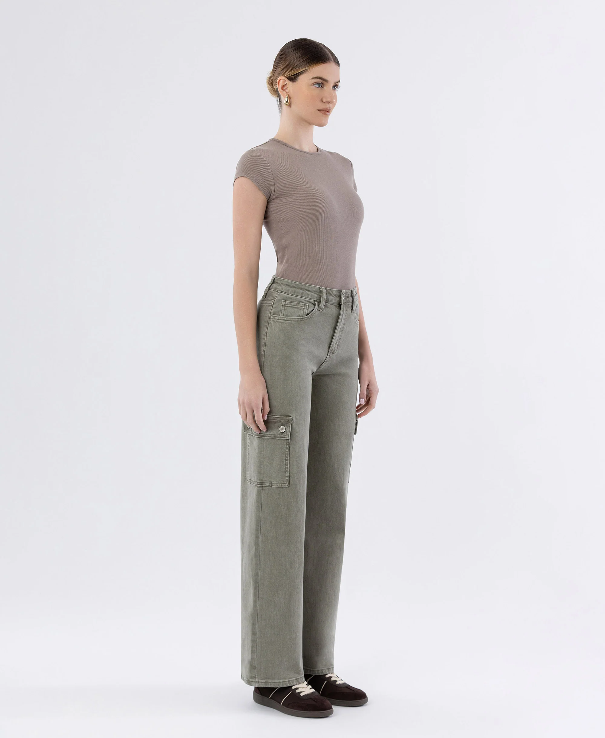 Vetiver - 90's Super High Rise Loose Cargo Jeans - Image 4