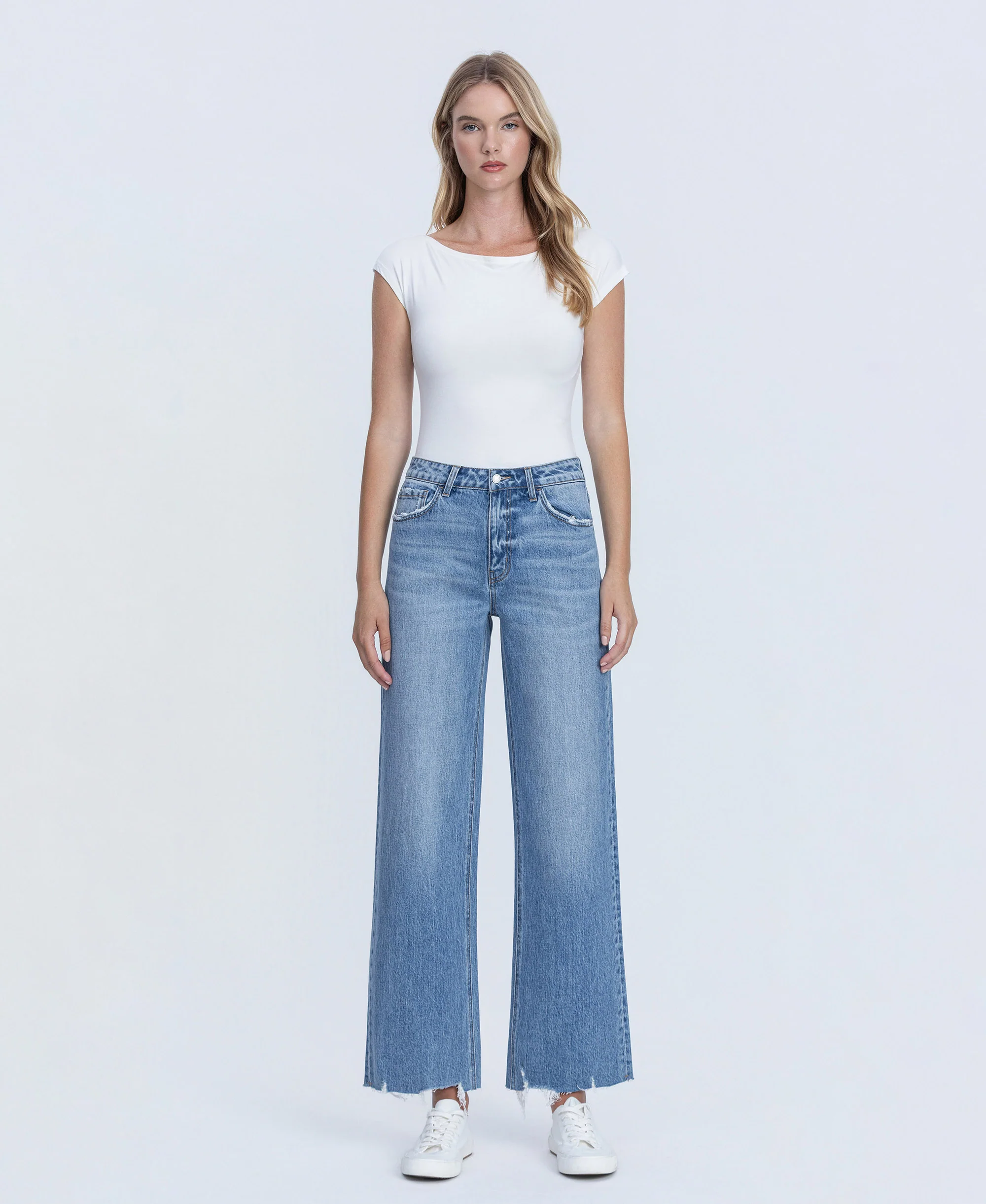 Victorious - High Rise Wide Leg Jeans