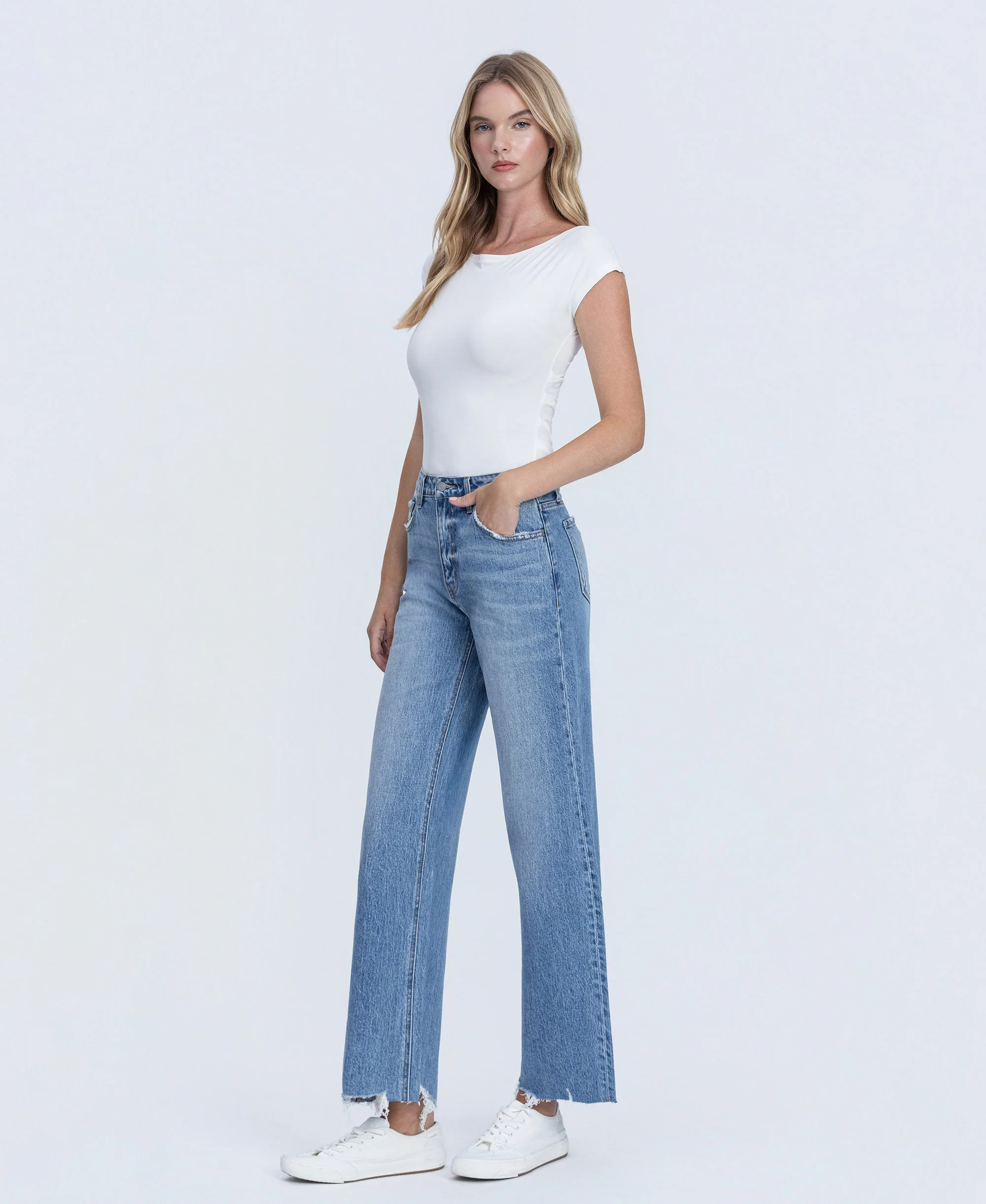 Victorious - High Rise Wide Leg Jeans - Image 3