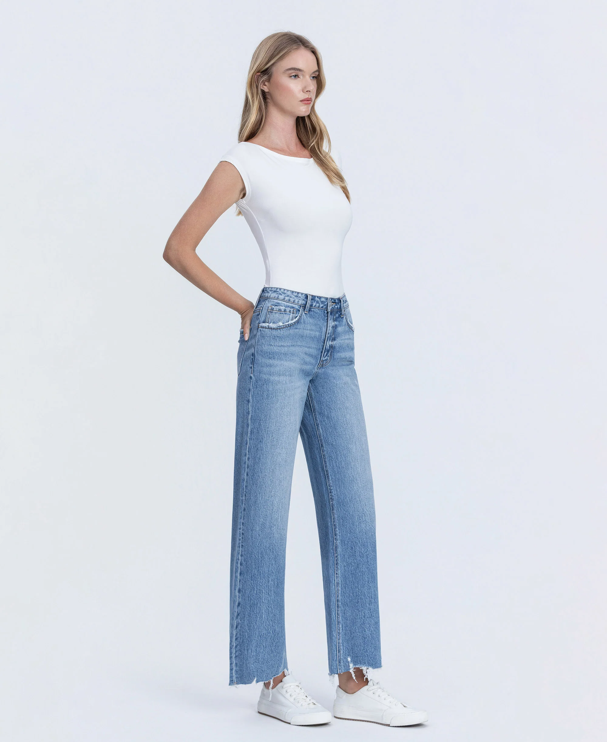 Victorious - High Rise Wide Leg Jeans - Image 4